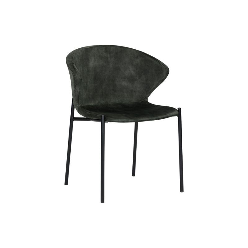 Sunpan - Eric Dining Chair - Nono Dark Green (Set Of 2) - 107512
