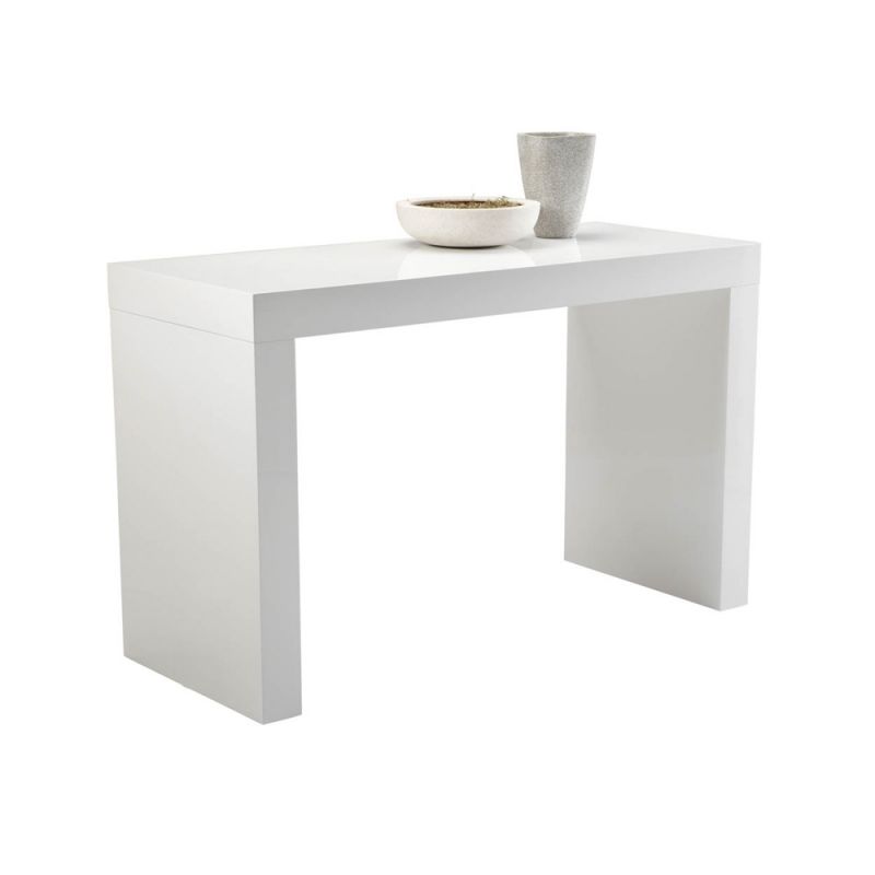 Sunpan - Ikon Faro Counter Table - High Gloss White - 50258