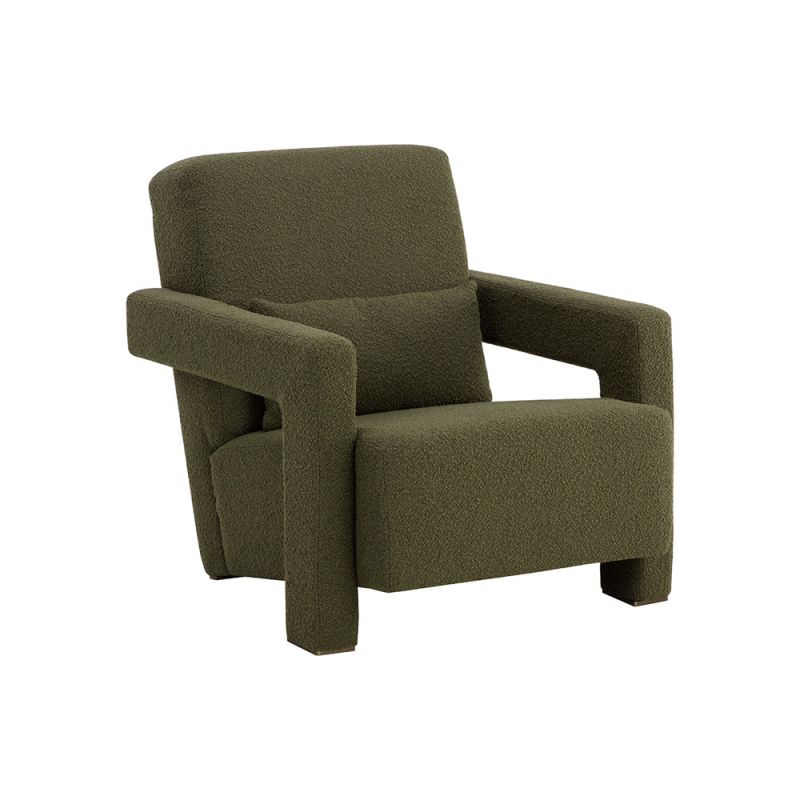 Sunpan - Ikon Forester Lounge Chair - Copenhagen Olive - 110380