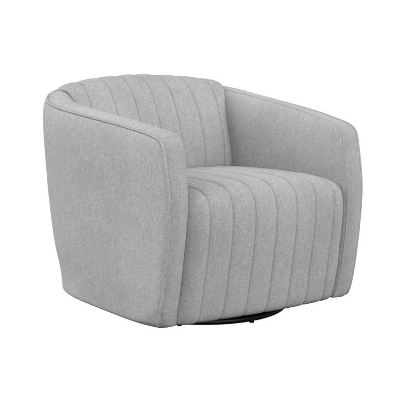 Sunpan - Domestic Garrison Swivel Lounge Chair - Liv Dove - 111321