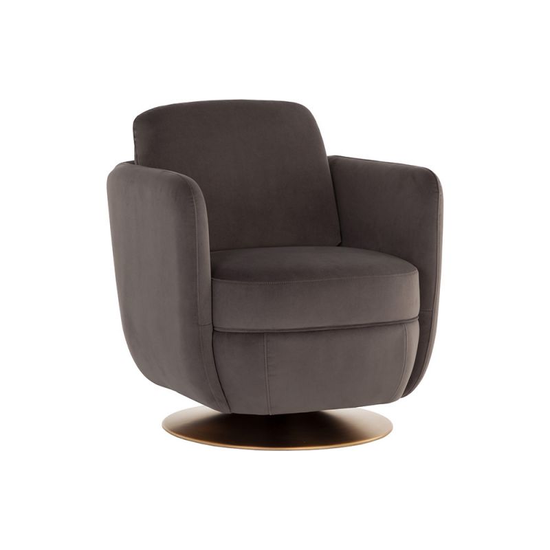 Sunpan - Gilley Swivel Lounge Chair - Meg Ash - 109311