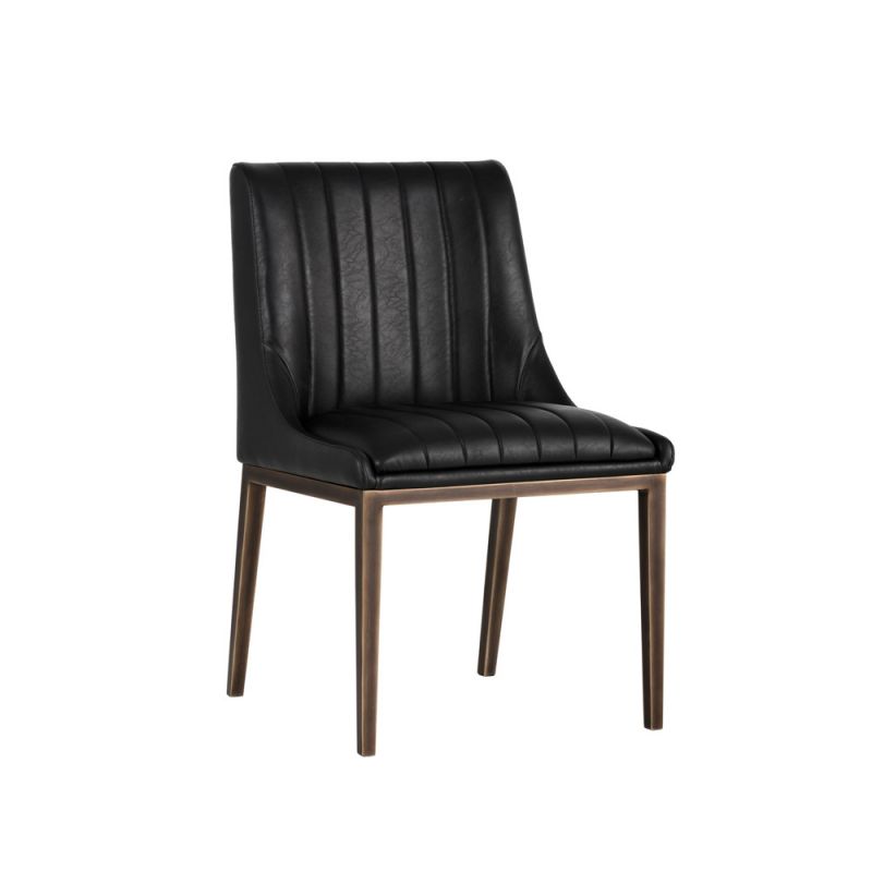 Sunpan - Halden Dining Chair - Vintage Black (Set Of 2) - 101135