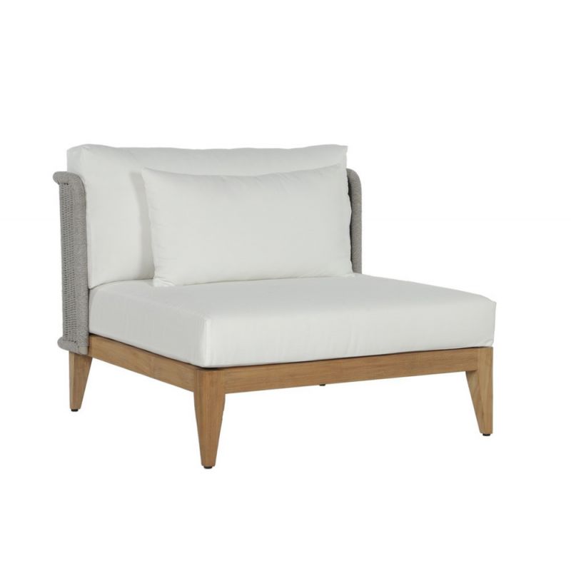 Sunpan - Ibiza Armless Chair - Natural - Stinson White - 109499_CLOSEOUT