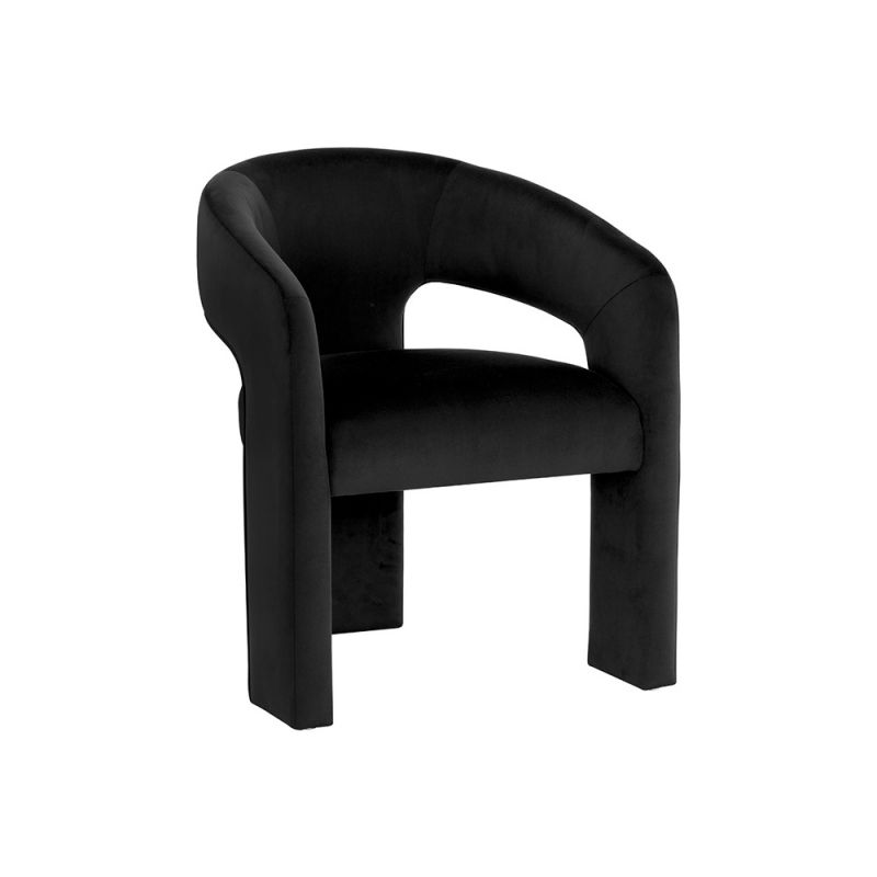 Sunpan - Isidore Dining Chair - Abbington Black - 111096