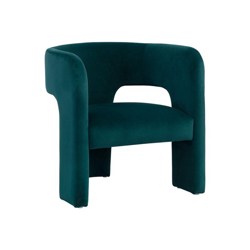 Sunpan - Isidore Lounge Chair - Meg Teal - 109721