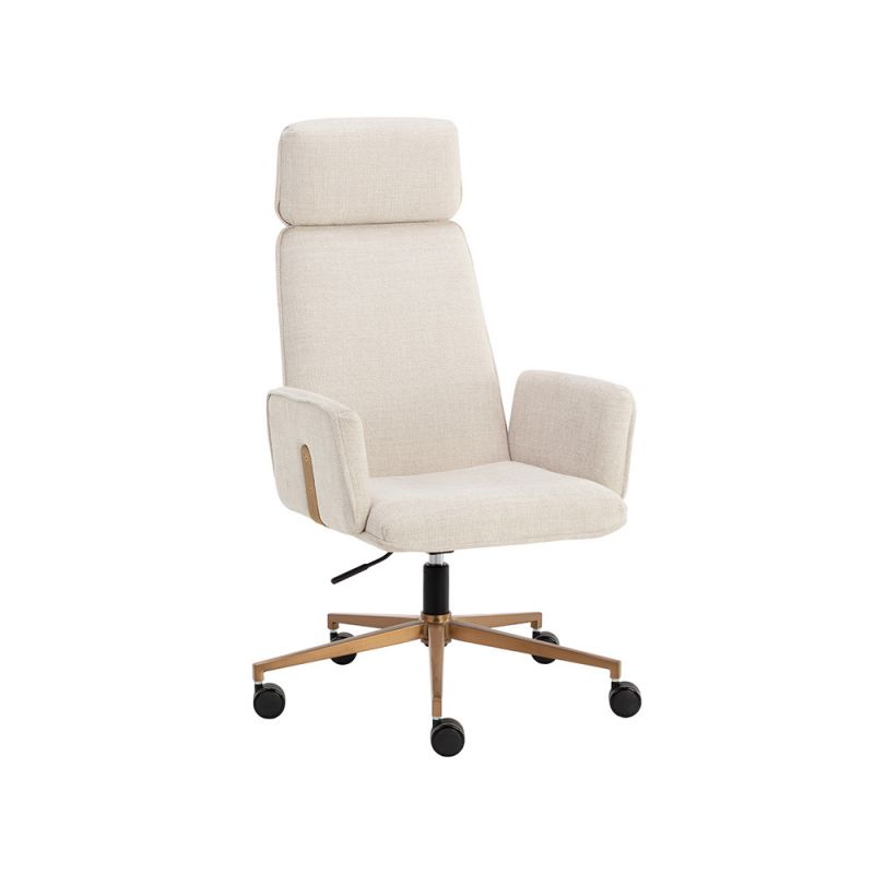 Sunpan - Kalev Office Chair - Chacha Cream - 110264
