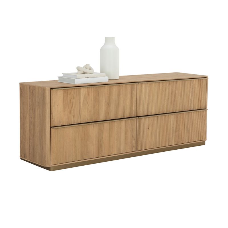 Sunpan - Kalla Dresser - Rustic Oak - 110778