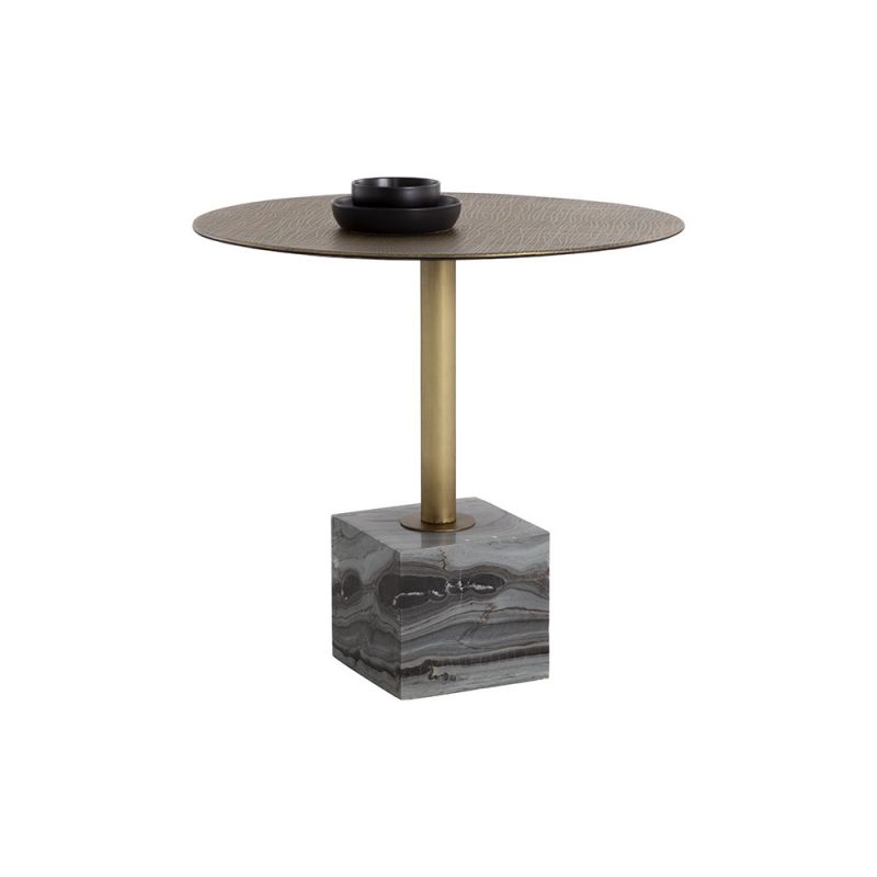 Sunpan - Kata Bistro Table - Grey Marble - 32