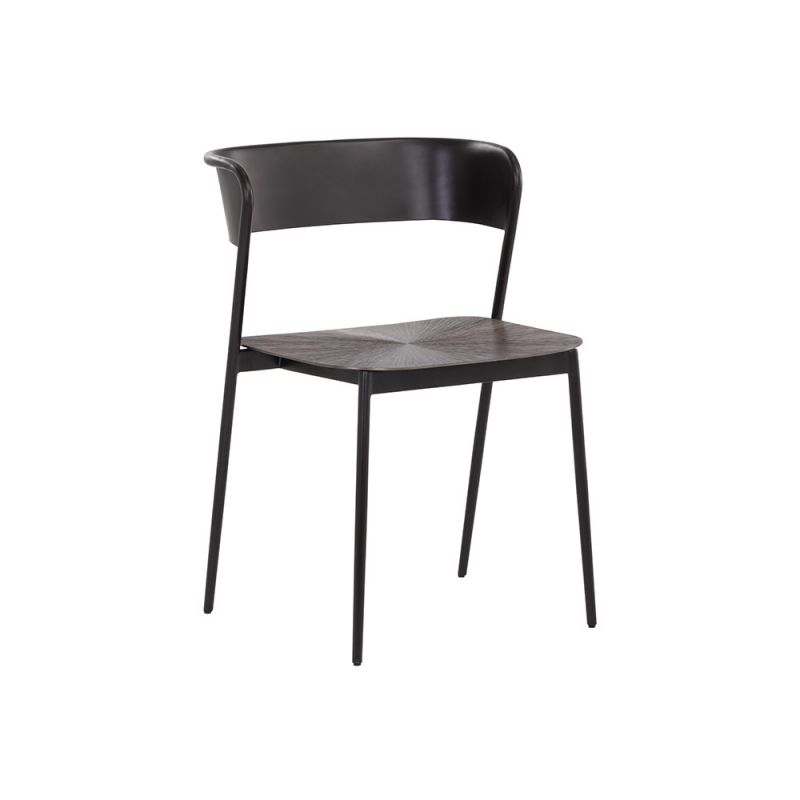 Sunpan - Keanu Dining Chair - Gunmetal - 108771_CLOSEOUT