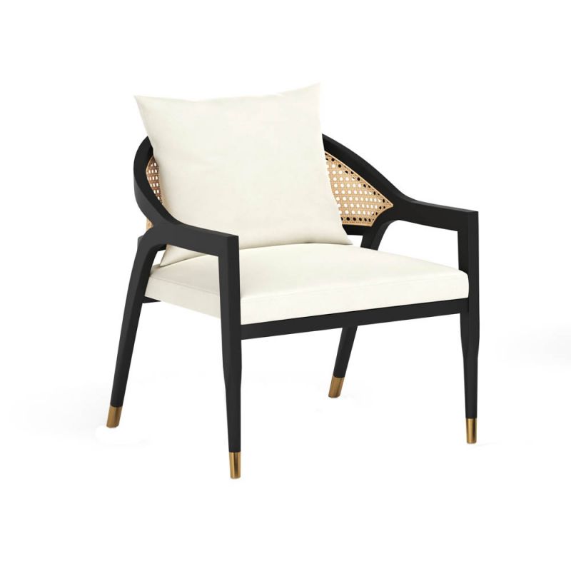 Sunpan - Kirsten Lounge Chair - Linoso Ivory - 108715