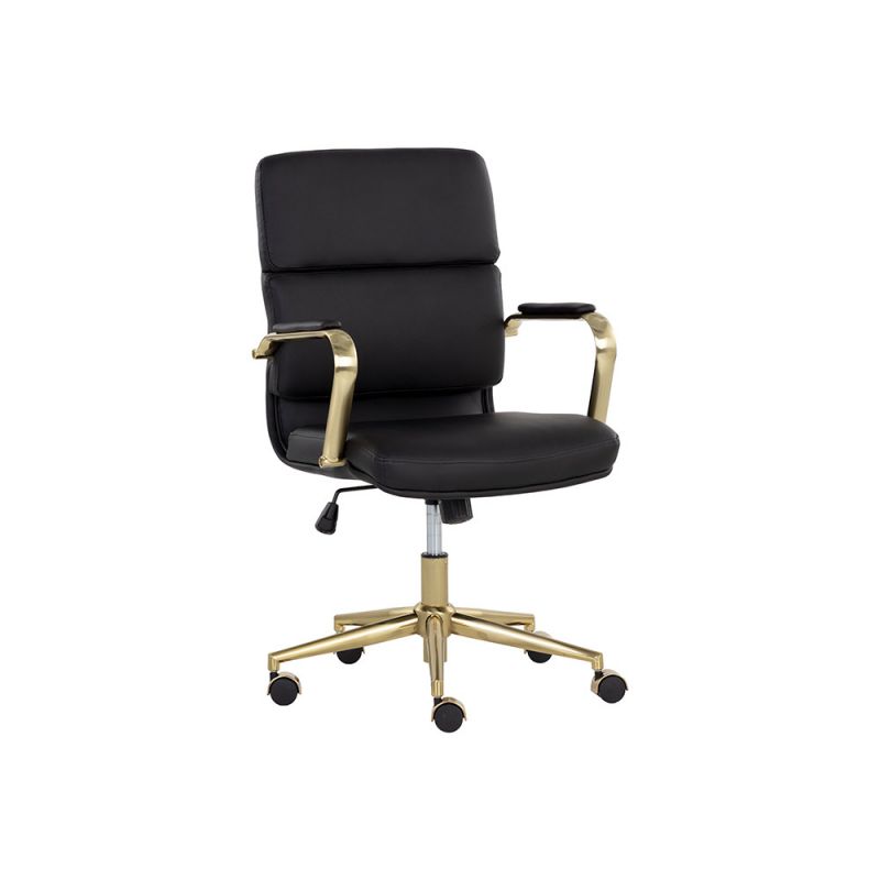 Sunpan - Urban Unity Kleo Office Chair - Onyx - 107979