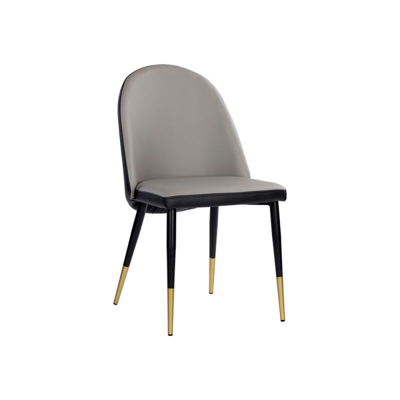 Sunpan - Ikon Kline Dining Chair - Dillon Stratus / Dillon Black - 107646