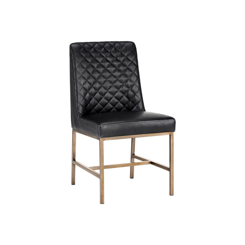 Sunpan - Leighland Dining Chair - Coal Black (Set Of 2) - 104910