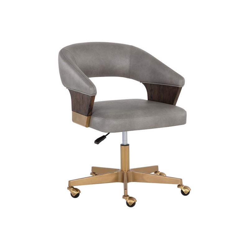 Sunpan - Leonce Office Chair - Bravo Metal - 108157