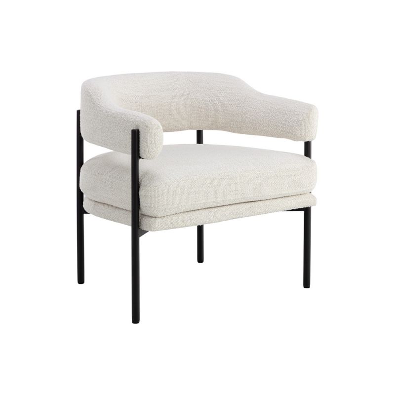Sunpan - 5West Lola Lounge Chair - Merino Pearl - 109909
