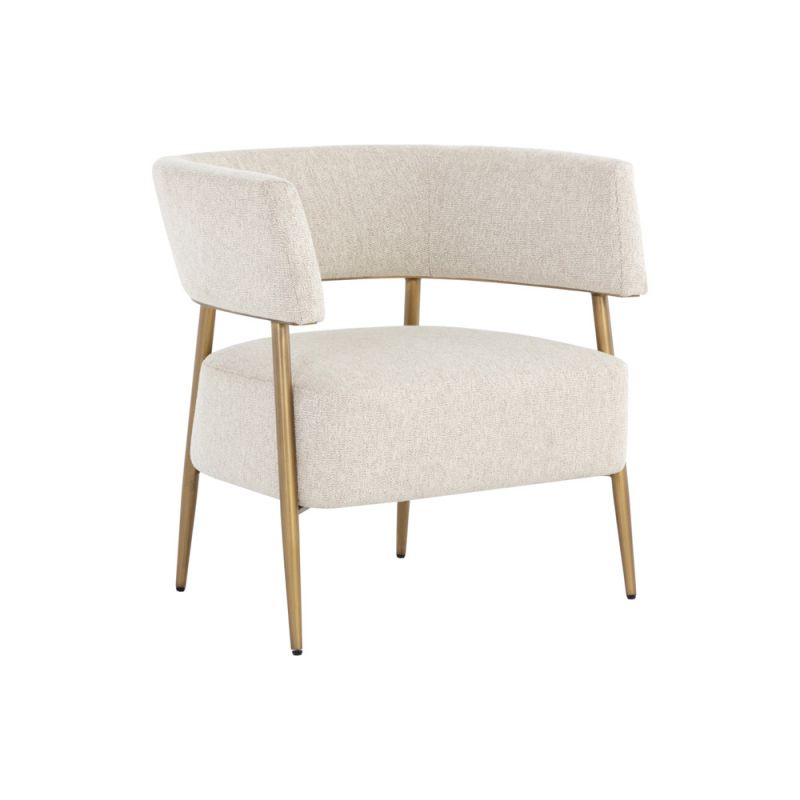 Sunpan - MIXT Maestro Lounge Chair - Dove Cream - 108146