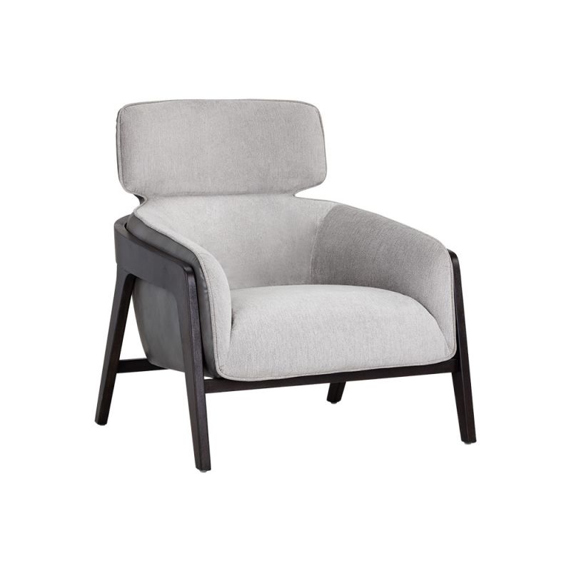 Sunpan - 5West Maximus Lounge Chair - Polo Club Stone / Overcast Grey - 105410