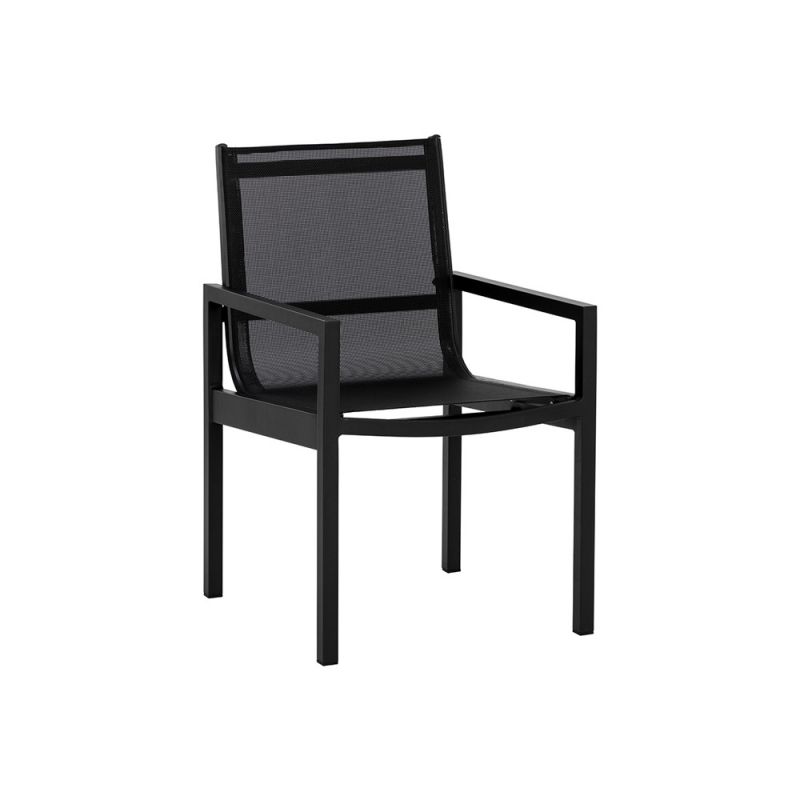 Sunpan - Merano Dining Armchair - Black (Set Of 2) - 110974