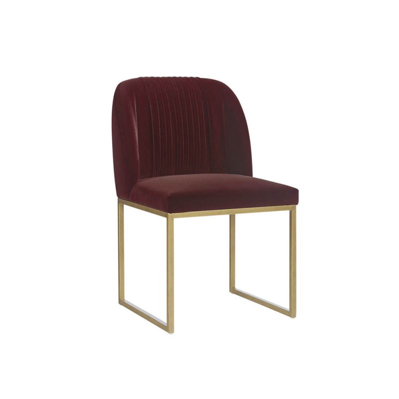 Sunpan - Nevin Dining Chair - Merlot (Set Of 2) - 104141