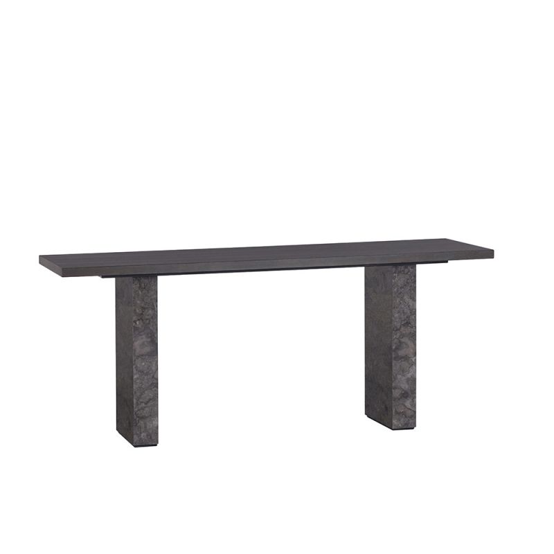 Sunpan - Artezia Rebel Console Table - Grey Marble / Charcoal Grey - 106828