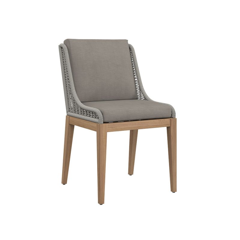 Sunpan - Sorrento Dining Chair - Natural - Palazzo Taupe - 109517