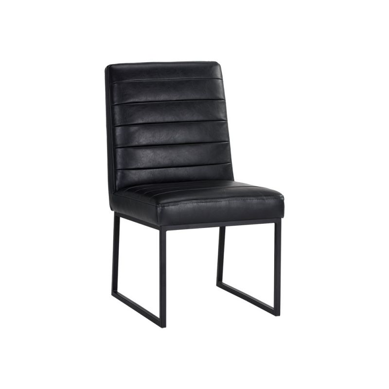 Sunpan - Spyros Dining Chair - Coal Black (Set Of 2) - 105157