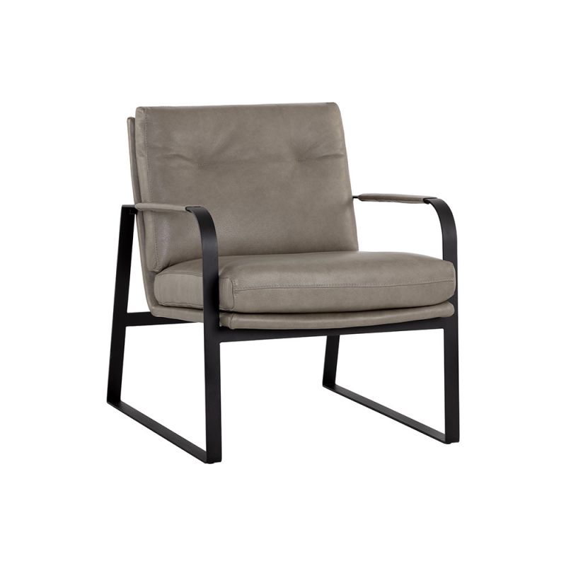 Sunpan - Sterling Lounge Chair - Missouri Stone Leather - 108724