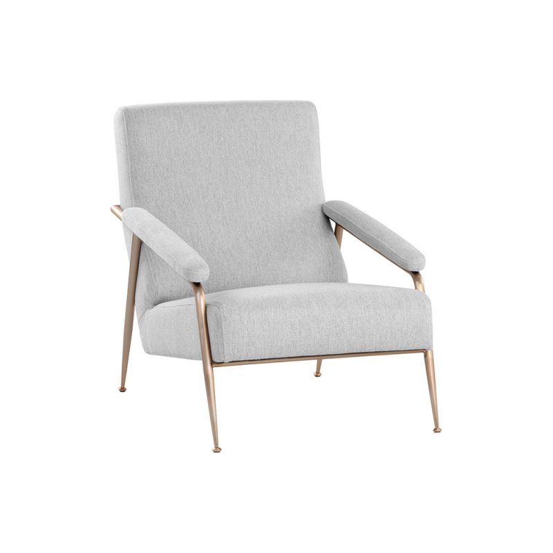 Sunpan - Ikon Tutti Lounge Chair - San Remo Winter Cloud - 108805