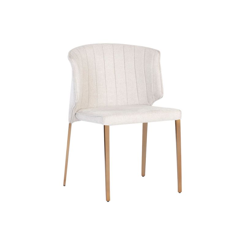 Sunpan - Ikon Zayden Dining Chair - Belfast Oatmeal - 106477