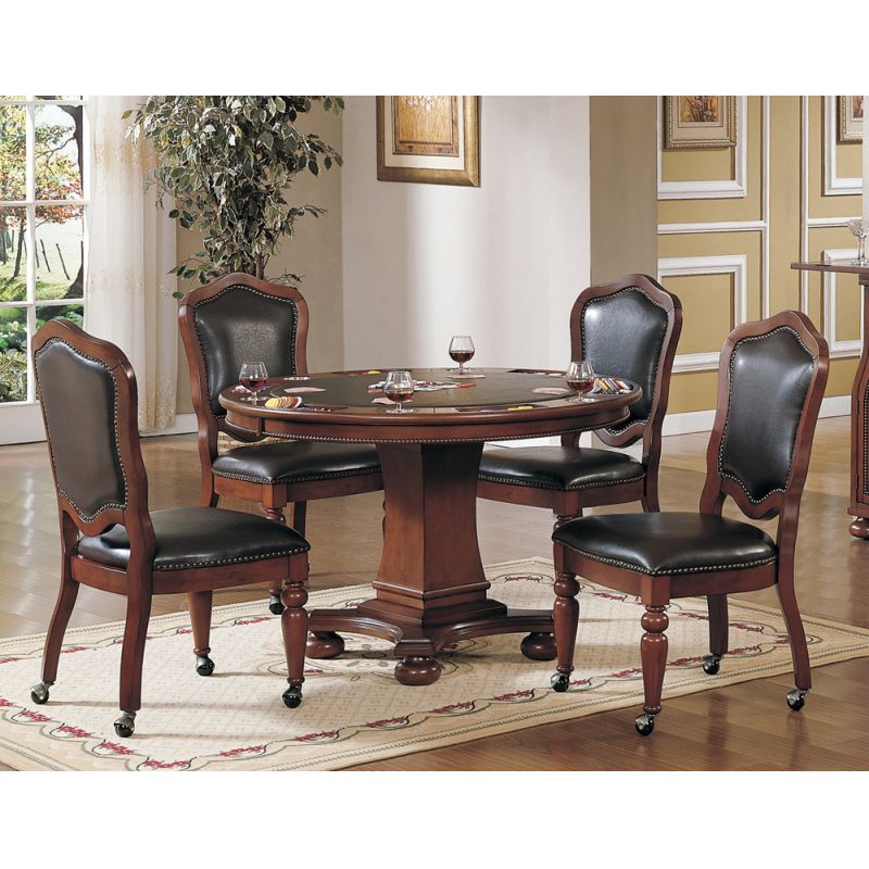 Sunset Trading - 5 Piece Bellagio Dining & Game Table Set - CR-87148-5PC