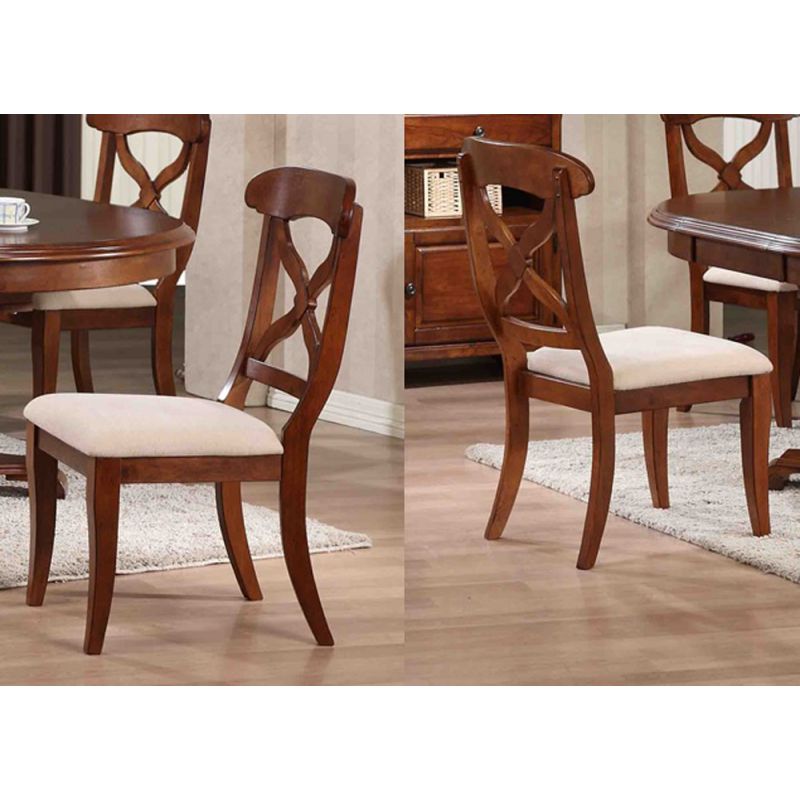Sunset Trading - Andrews Dining Chair in Chestnut - (Set of 2) - DLU-ADW-C12-CT-2