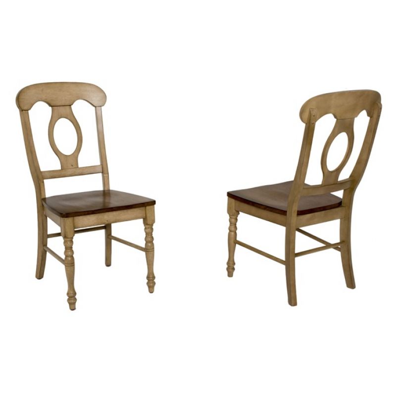 Sunset Trading - Brook Napoleon Dining Chair - (Set of 2) - DLU-BR-C50-PW-2