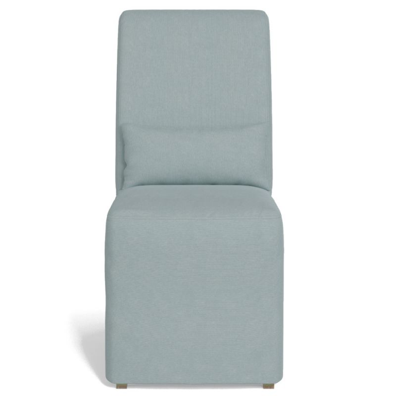 Sunset Trading - Newport Slipcover Only for Dining Chair Stain Resistant Performance Fabric Ocean Blue - SY-1025906SC-391043