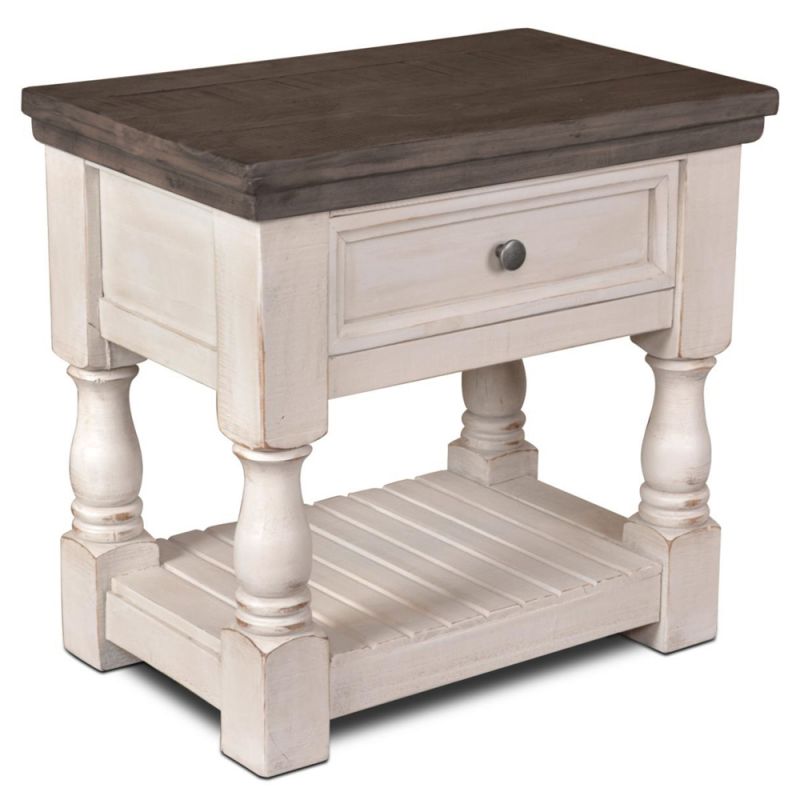 Sunset Trading -  Rustic French Bedroom Nightstand  - HH-4750-350