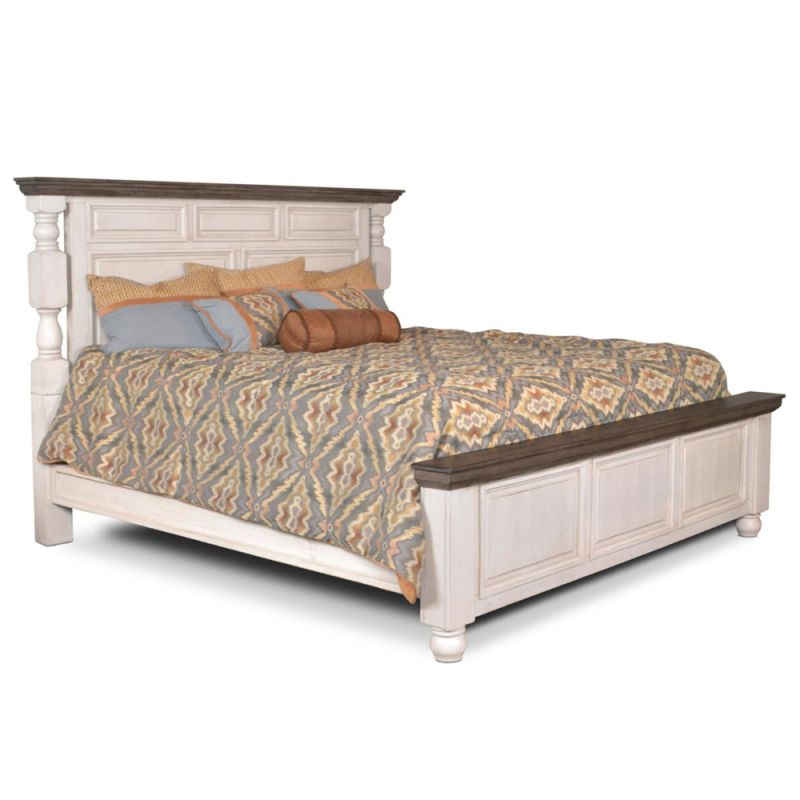 Sunset Trading -  Rustic French Queen Panel Bed  - HH-4750-QB