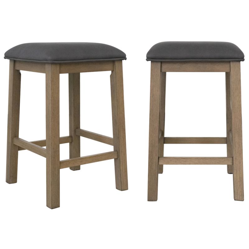 Sunset Trading - Saunders Counter Height Backless Bar Stools (Set of 2) - ED-D18620CS-2