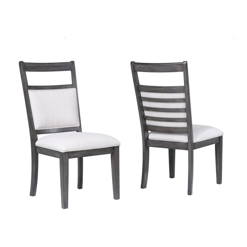 Sunset Trading - Shades of Gray Dining Chair - (Set of 2) - DLU-EL-C90-2