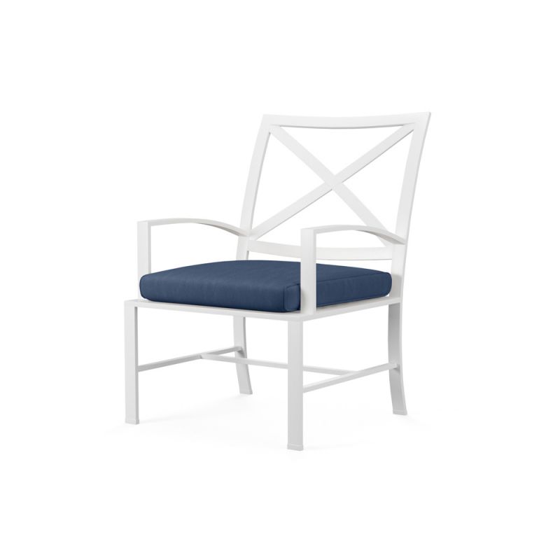 Sunset West - Bristol Dining Chair in Spectrum Indigo w/ Self Welt - SW501-1-48080