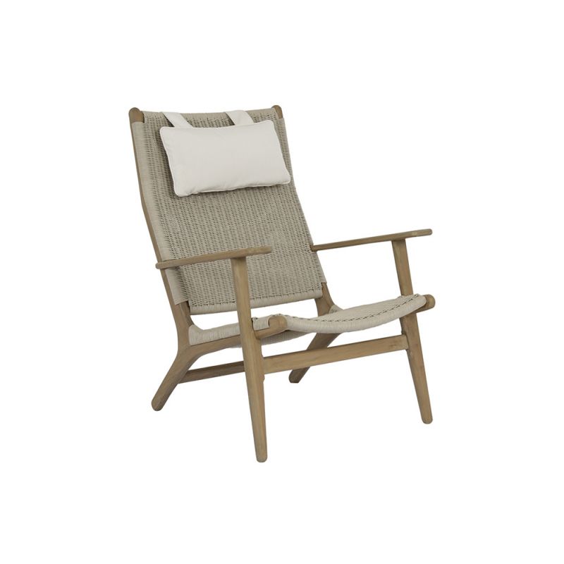 Sunset West - Coastal Teak Cushionless Highback Chair - SW5502-21HB