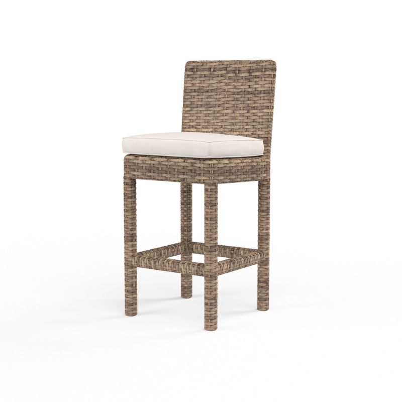 Sunset West - Havana Counter Stool in Canvas Natural w/ Self Welt - SW1701-7C-5404