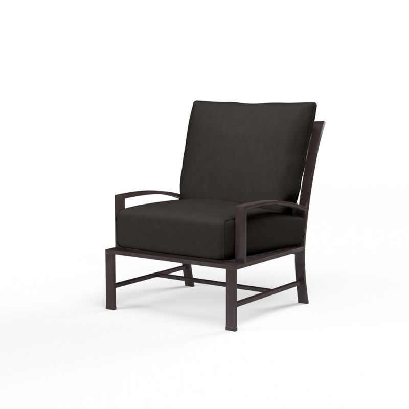 Sunset West - La Jolla Club Chair in Spectrum Carbon w/ Self Welt - SW401-21-48085