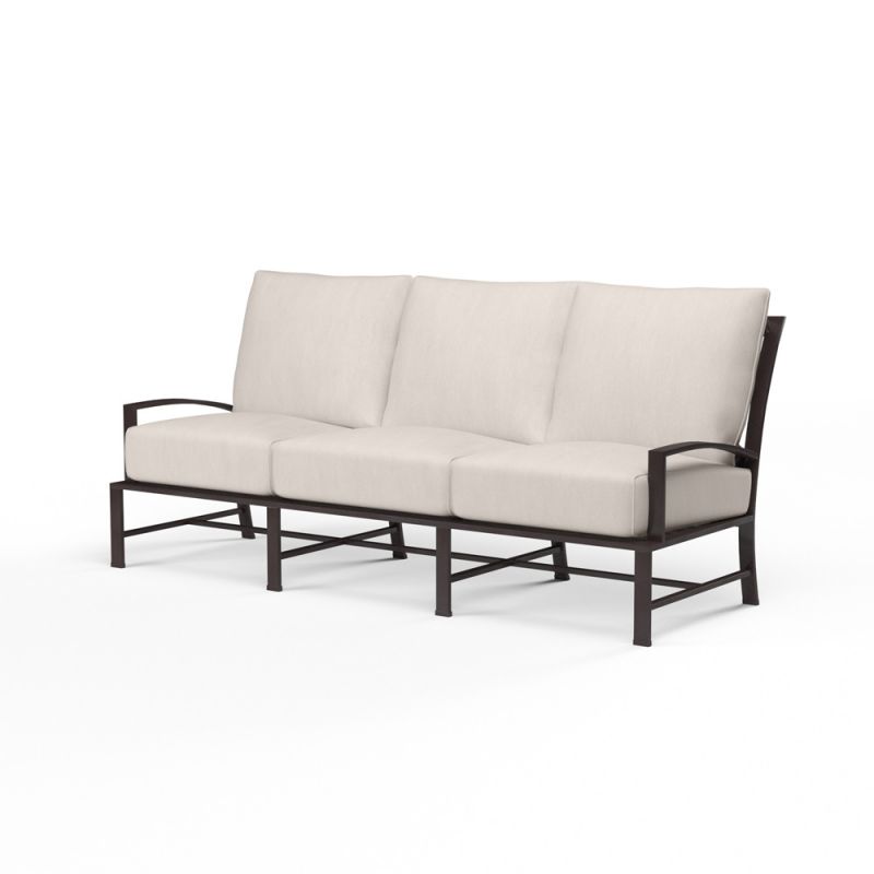 Sunset West - La Jolla Sofa in Canvas Natural w/ Self Welt - SW401-23-5404