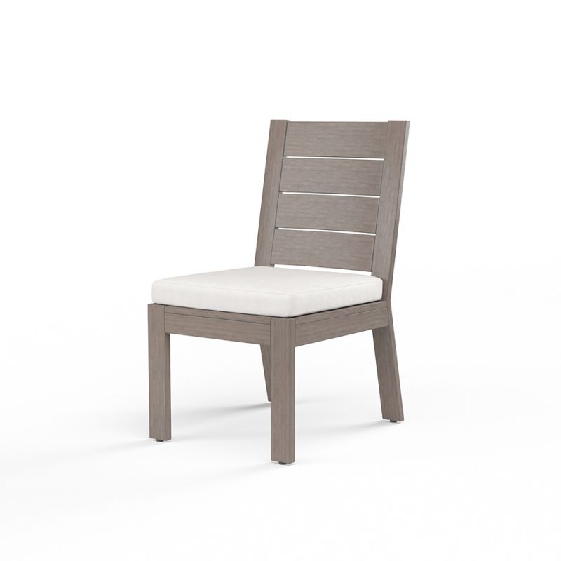 Sunset West - Laguna Armless Dining Chair in Canvas Flax, No Welt - SW3501-1A-FLAX-STKIT