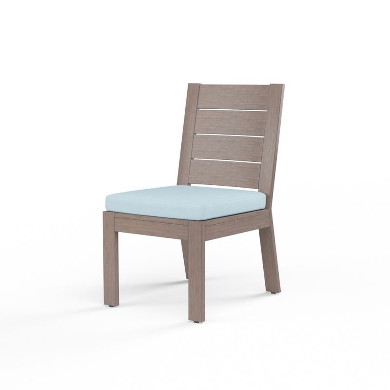 Sunset West - Laguna Armless Dining Chair in Canvas Skyline, No Welt - SW3501-1A-14091