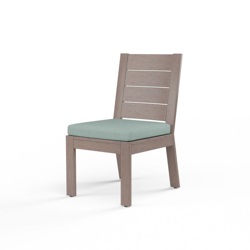 Sunset West - Laguna Armless Dining Chair in Cast Mist, No Welt - SW3501-1A-40429