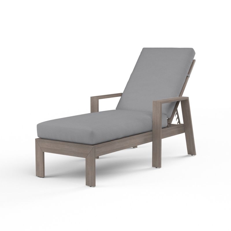 Sunset West - Laguna Chaise Lounge in Canvas Granite, No Welt - SW3501-9-5402