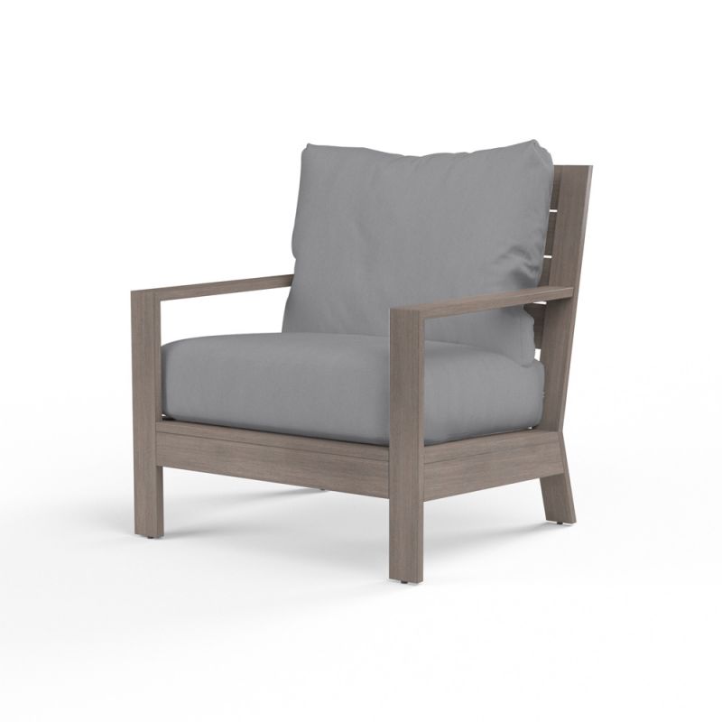 Sunset West - Laguna Club Chair in Canvas Granite, No Welt - SW3501-21-5402