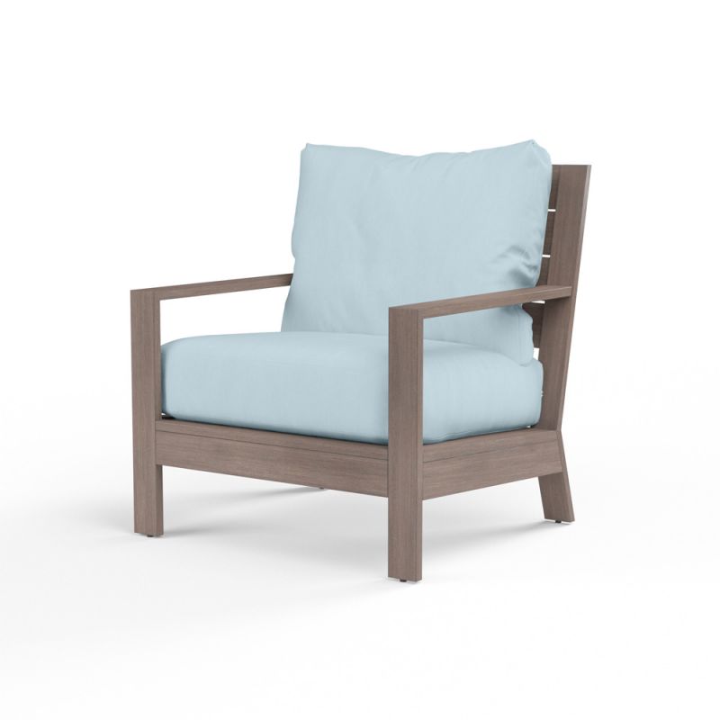 Sunset West - Laguna Club Chair in Canvas Skyline, No Welt - SW3501-21-14091