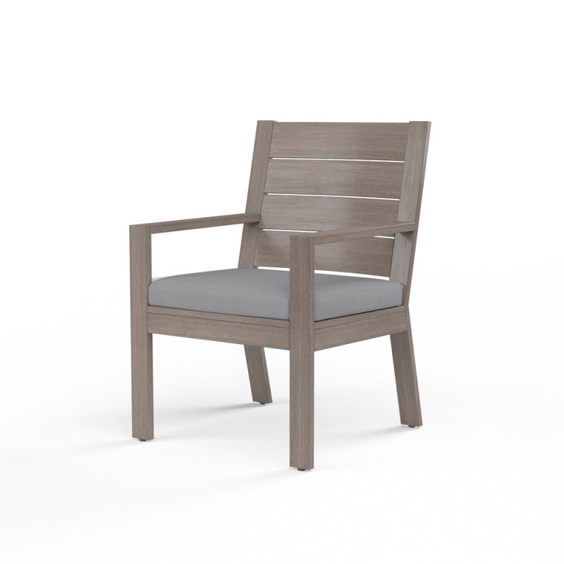 Sunset West - Laguna Dining Chair in Canvas Granite, No Welt - SW3501-1-5402