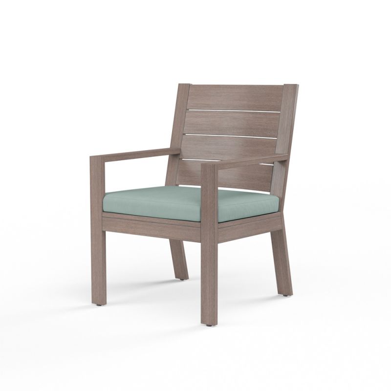 Sunset West - Laguna Dining Chair in Cast Mist, No Welt - SW3501-1-40429